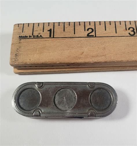 OPA 1940s WWII Metal War Ration Token Spring Loaded Holder 